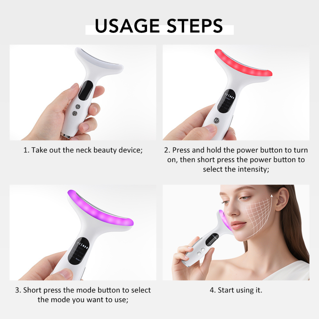 Microcurrent LED Face & Neck Sculptor | BenevaCare