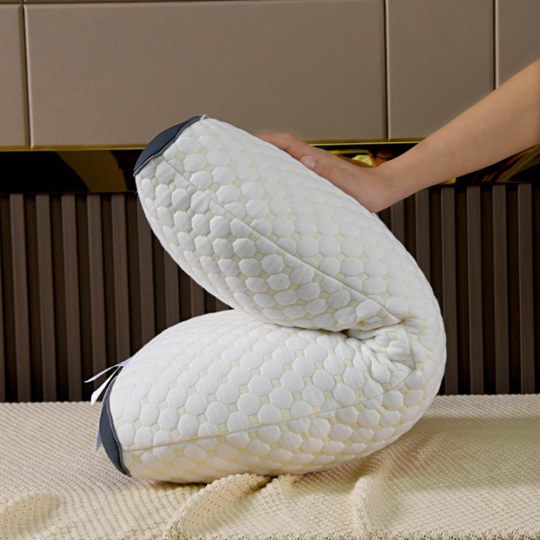 Adjustable Orthopedic Pillow Therapeutic Support with Breathable Quilted
