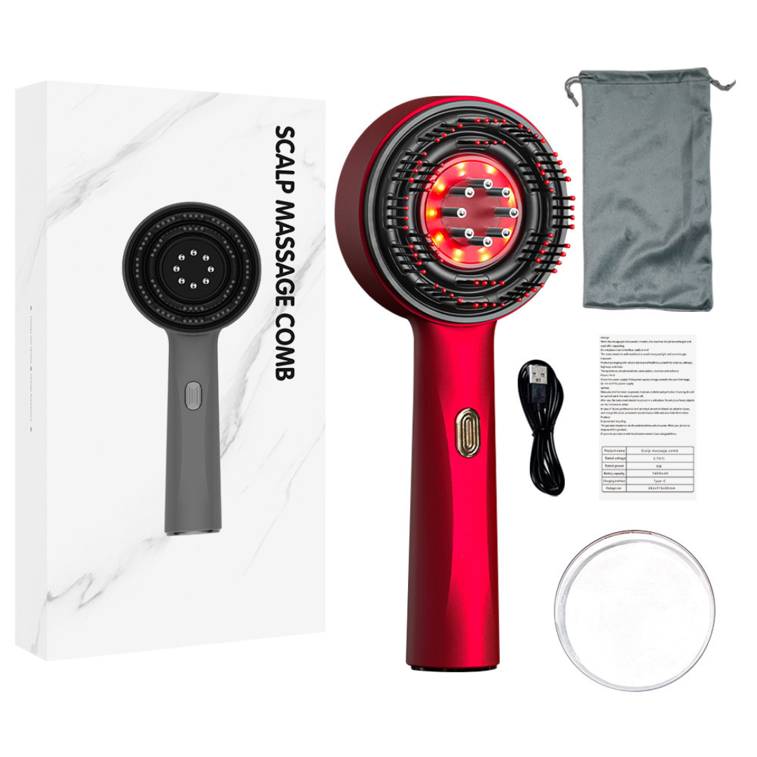 Red Light Therapy Scalp Massage Comb