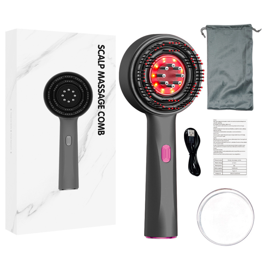 Red Light Therapy Scalp Massage Comb