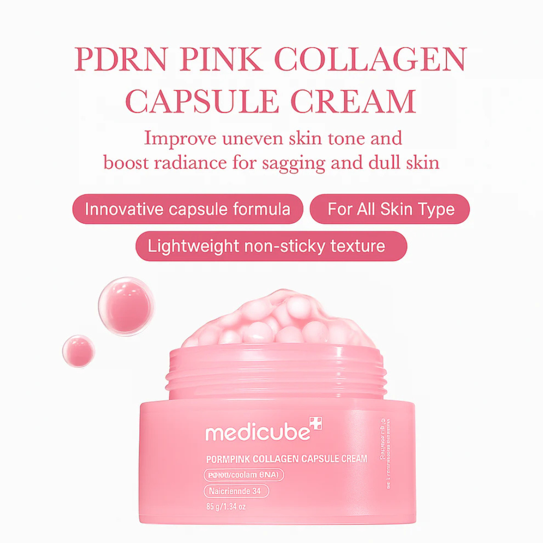 Medicube PDRN Pink Collagen Capsule Cream | Intensive PDRN Capsules