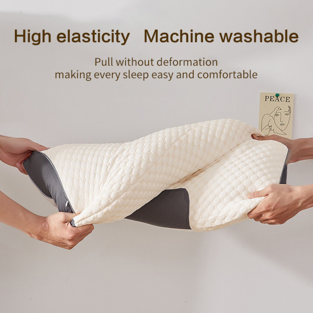 Adjustable Orthopedic Pillow Therapeutic Support with Breathable Quilted