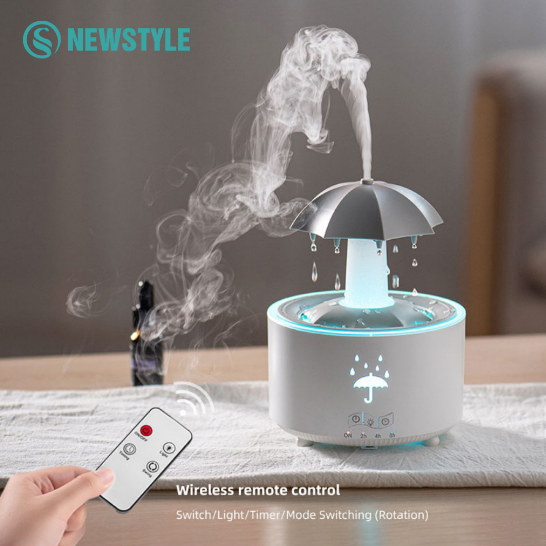 Rotating Umbrella Rain Aroma Diffuser
