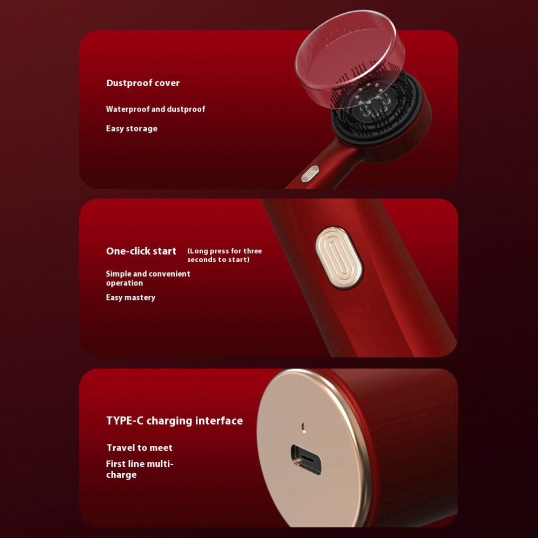 Red Light Therapy Scalp Massage Comb