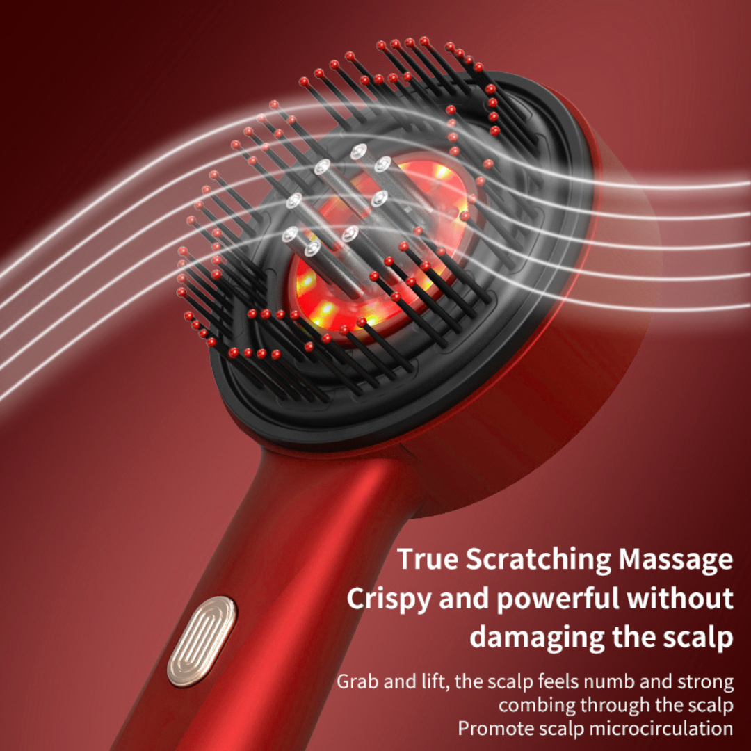 Red Light Therapy Scalp Massage Comb