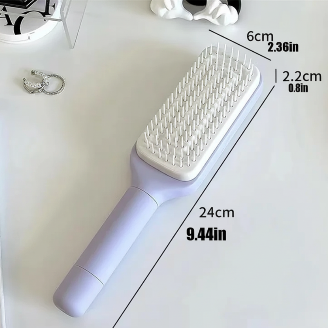Self-Cleaning Hair Brush Massager | BenevaCare