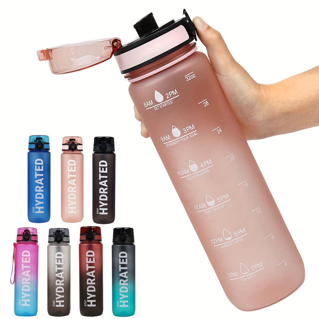 Stay Hydrated Motivational Water Bottle | BenevaFit