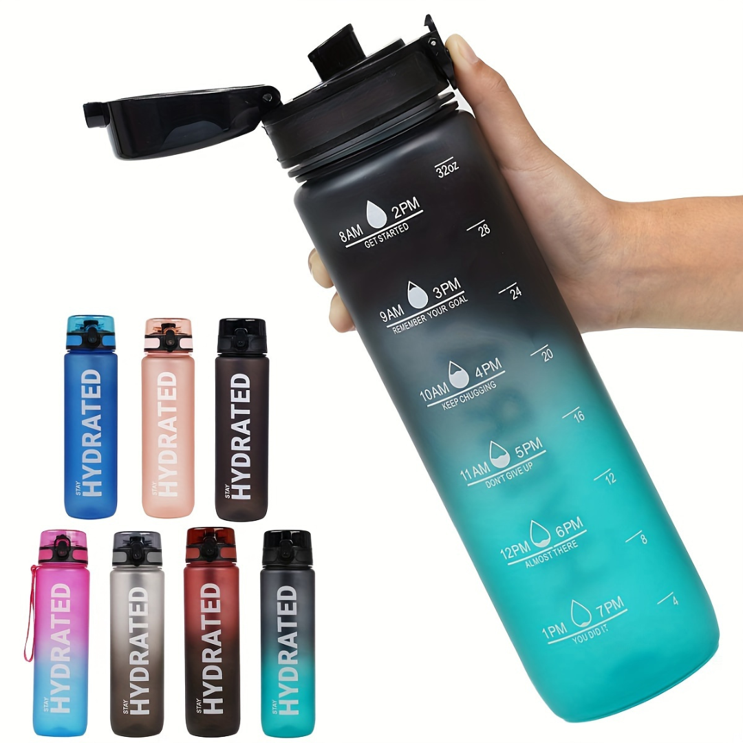 Stay Hydrated Motivational Water Bottle | BenevaFit