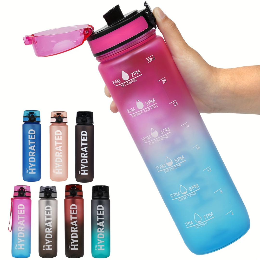 Stay Hydrated Motivational Water Bottle | BenevaFit