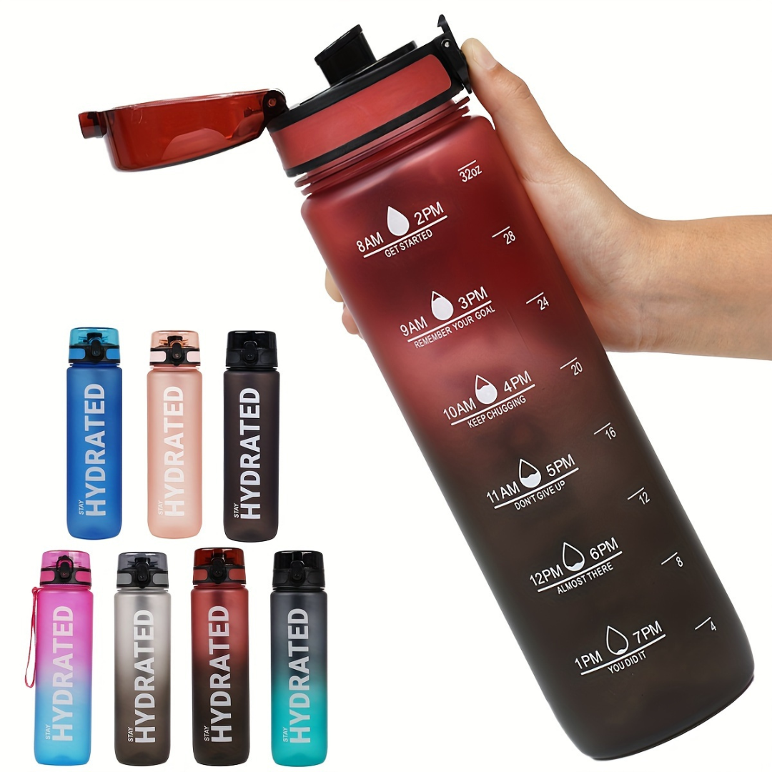 Stay Hydrated Motivational Water Bottle | BenevaFit