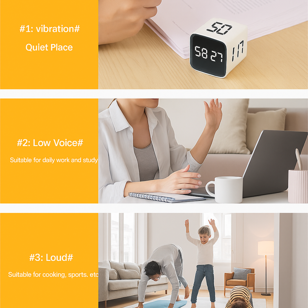 Productivity Cube Timer Gravity Sensor