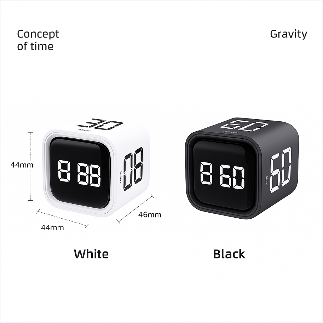 Productivity Cube Timer Gravity Sensor