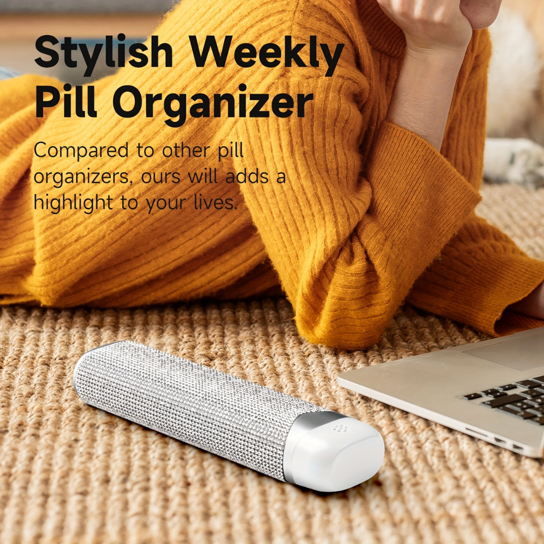 Bling Weekly Pill Organizer | BenevaMed
