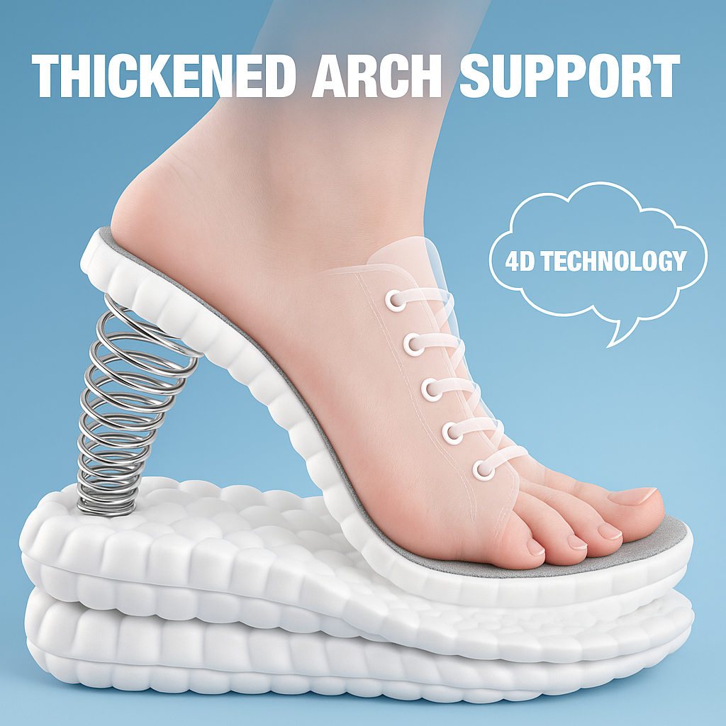 Cloud-Soft insole Instant comfort, shock absorption, and arch support